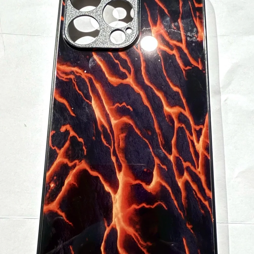 Custom Lava Design Phone Case for iPhone 16 Pro Max